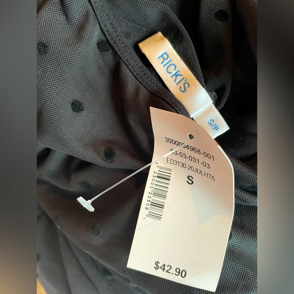 Ricki’s Polka Dot Sheer Long Sleeve ( Small ) - Picture 3 of 4